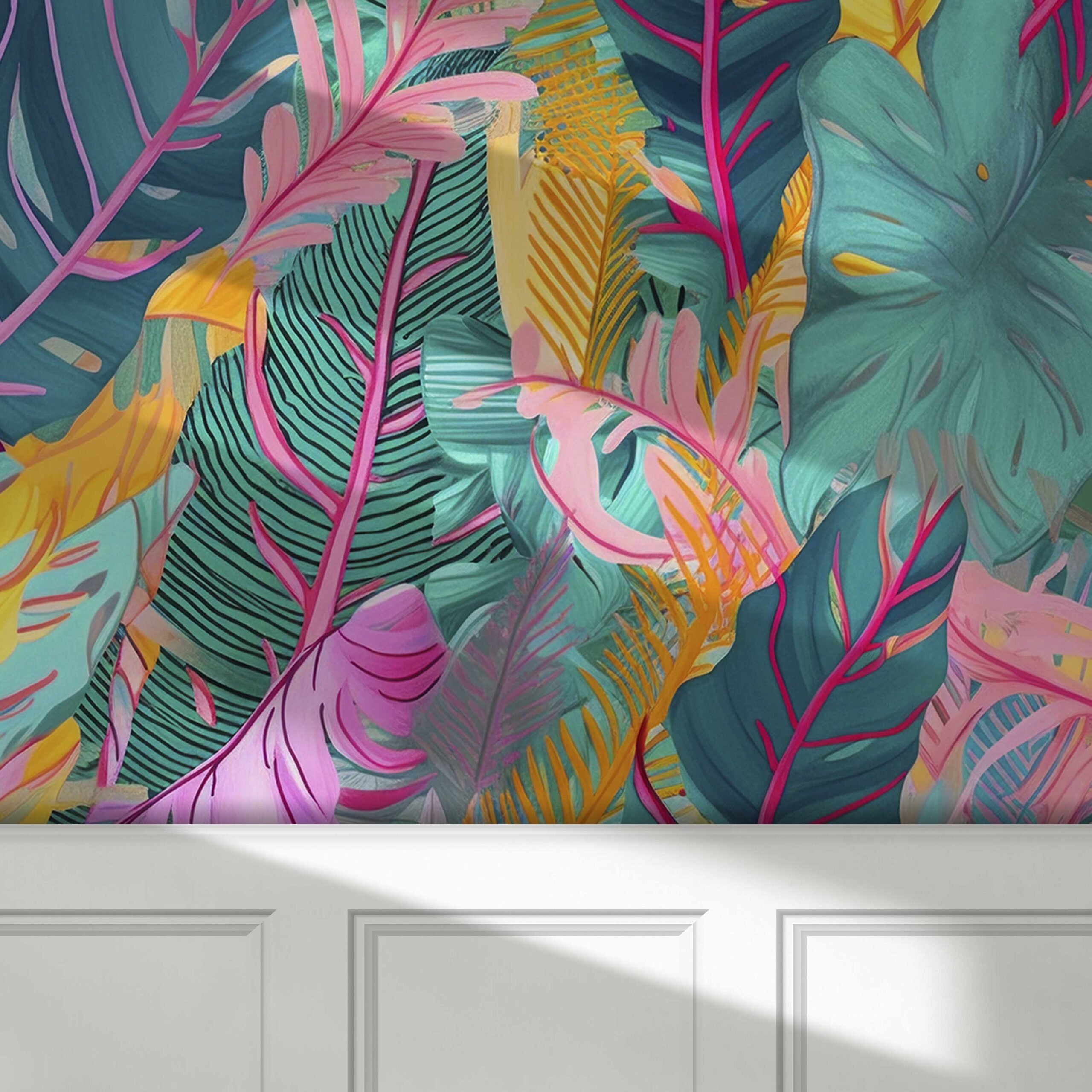 Tropical Palm Botanical Wallpaper | The Printing Press