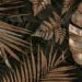 Golden Fern Botanical Wallpaper