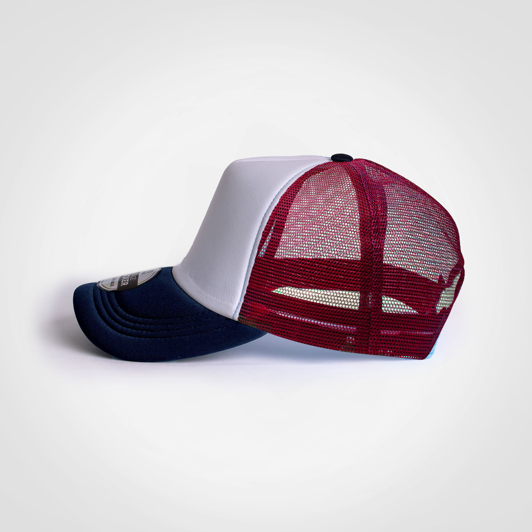 DIY Vintage Trucker Three Tone Cap