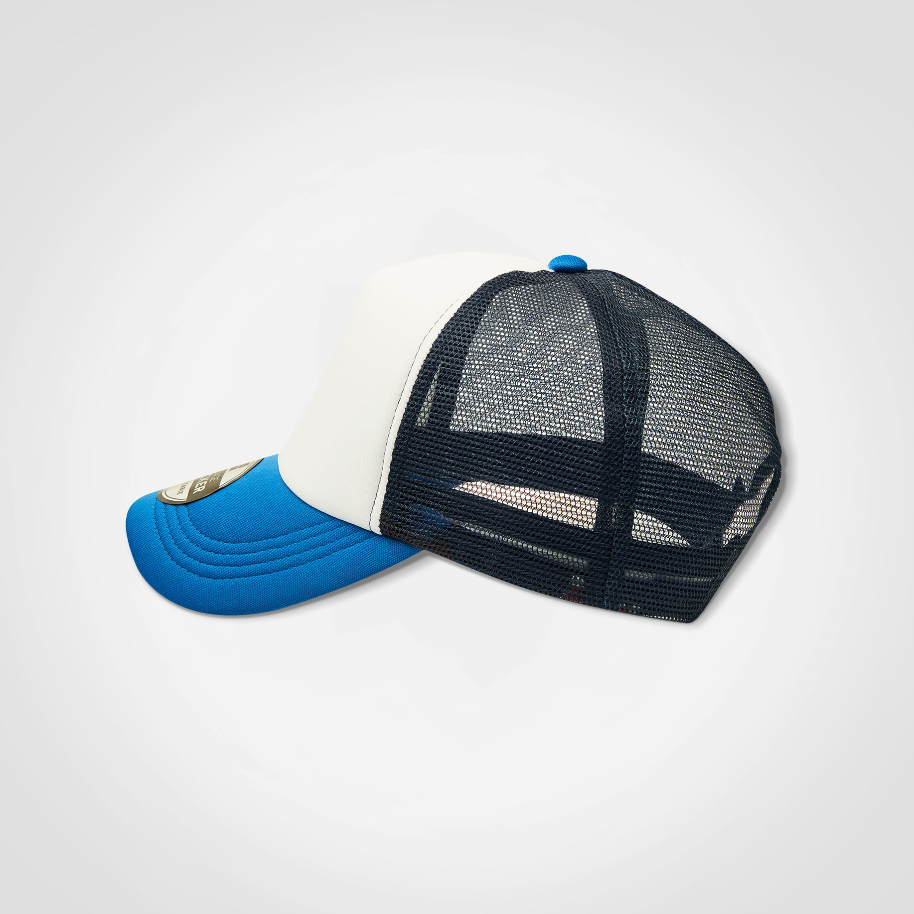 DIY Vintage Trucker Three Tone Cap